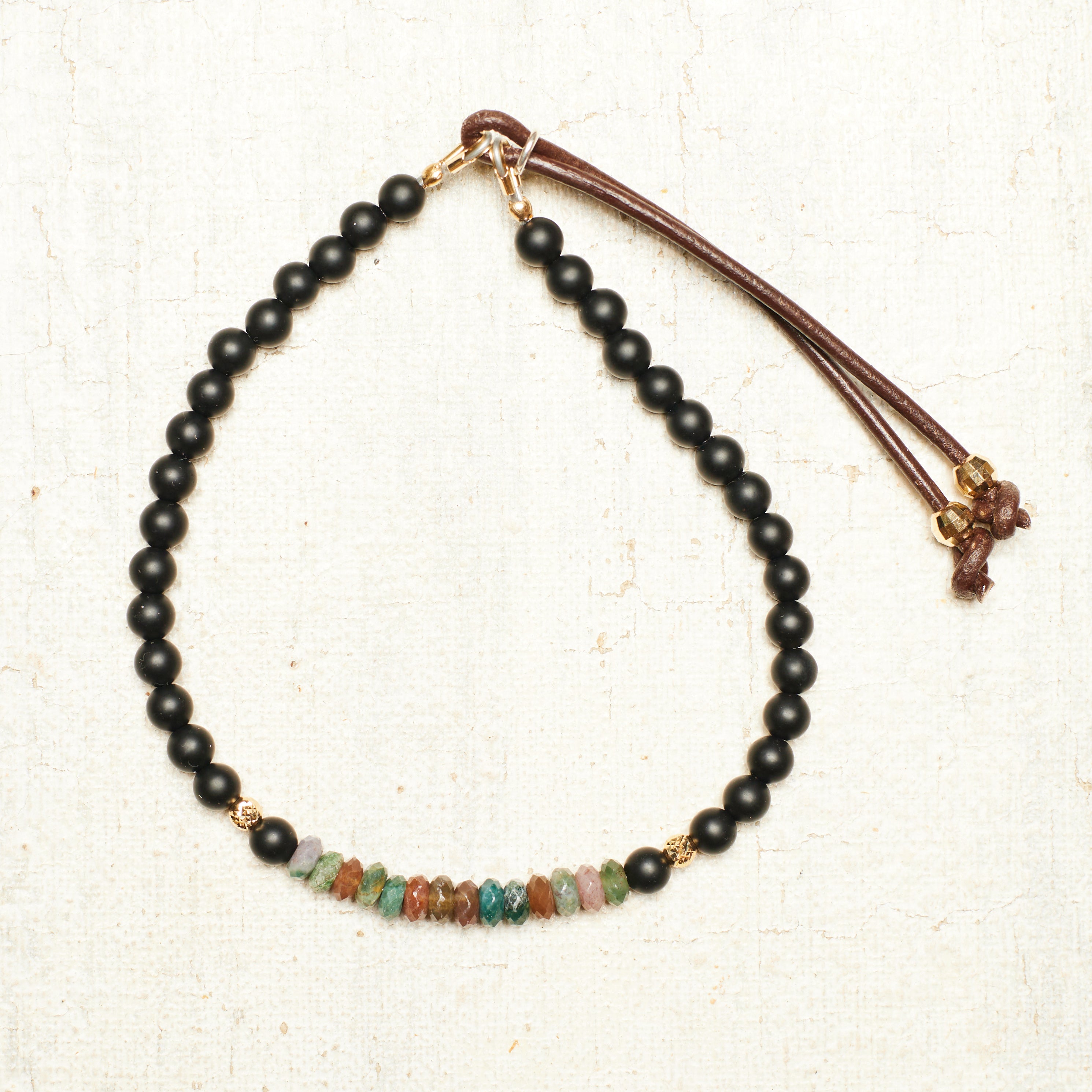 Bracelet En Soie Catherine Michiels - Longueur 85 Cm, Couleur Bleu Clair S82 - Neuf Avec étiquettes, Symbolique Spirituelle
